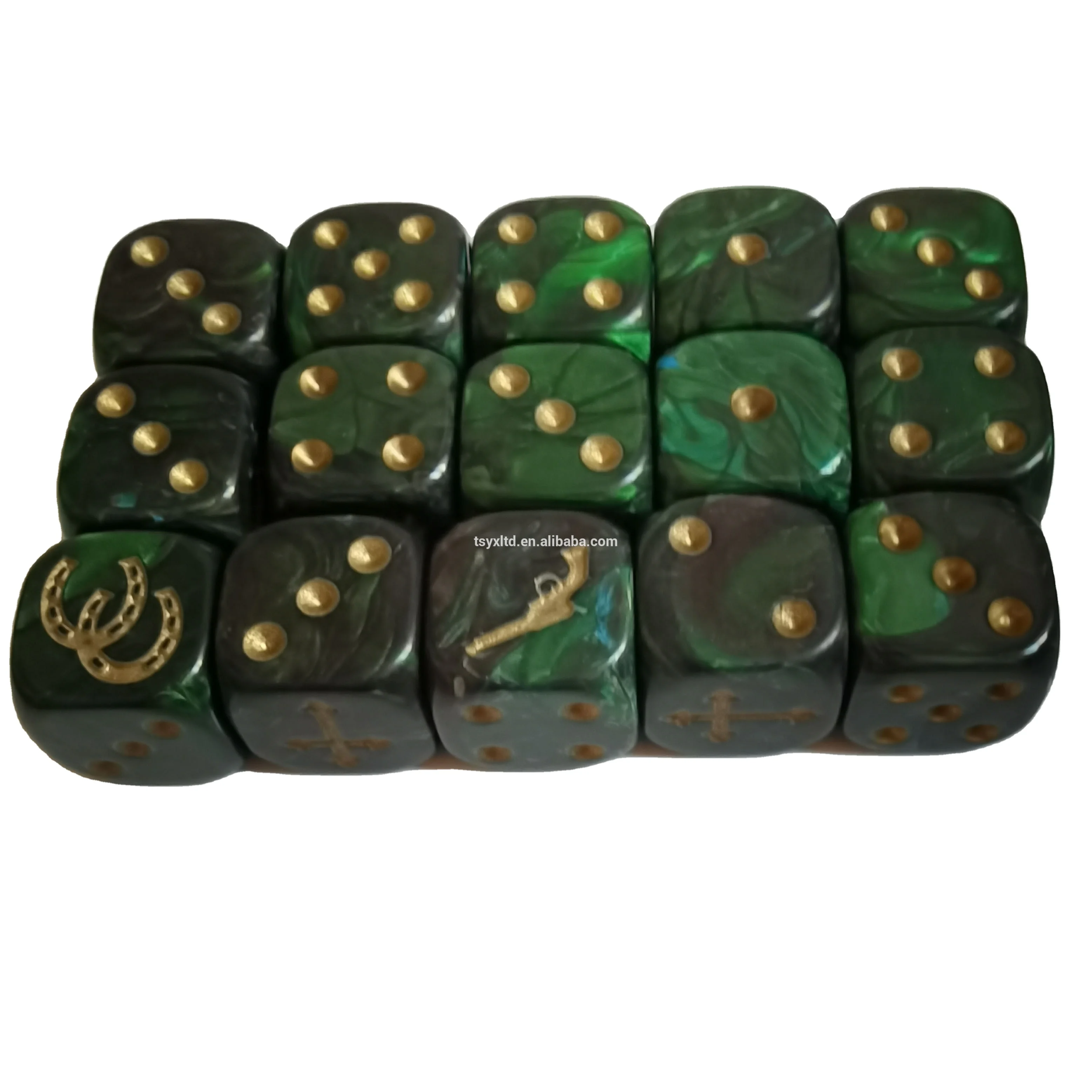 Wholesale custom engraved and tokens ivory dice 10mm 12mm 14mm 16mm 18mm 20mm 25mm 30mm color audit game dice