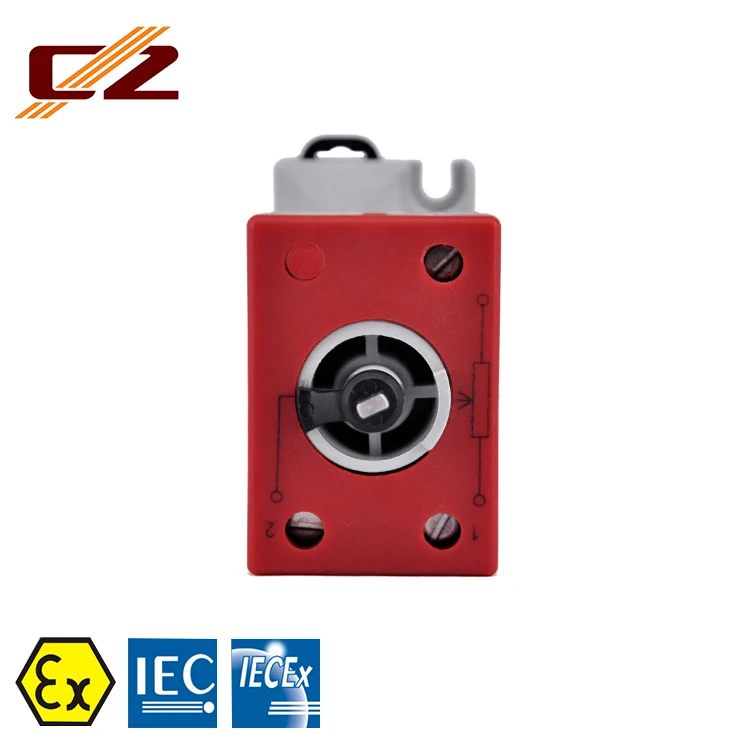 IECEX and ATEX Certified Industrial Explosion Proof Rail Mounting 200k Ohm Potentiometer Variable Resistor