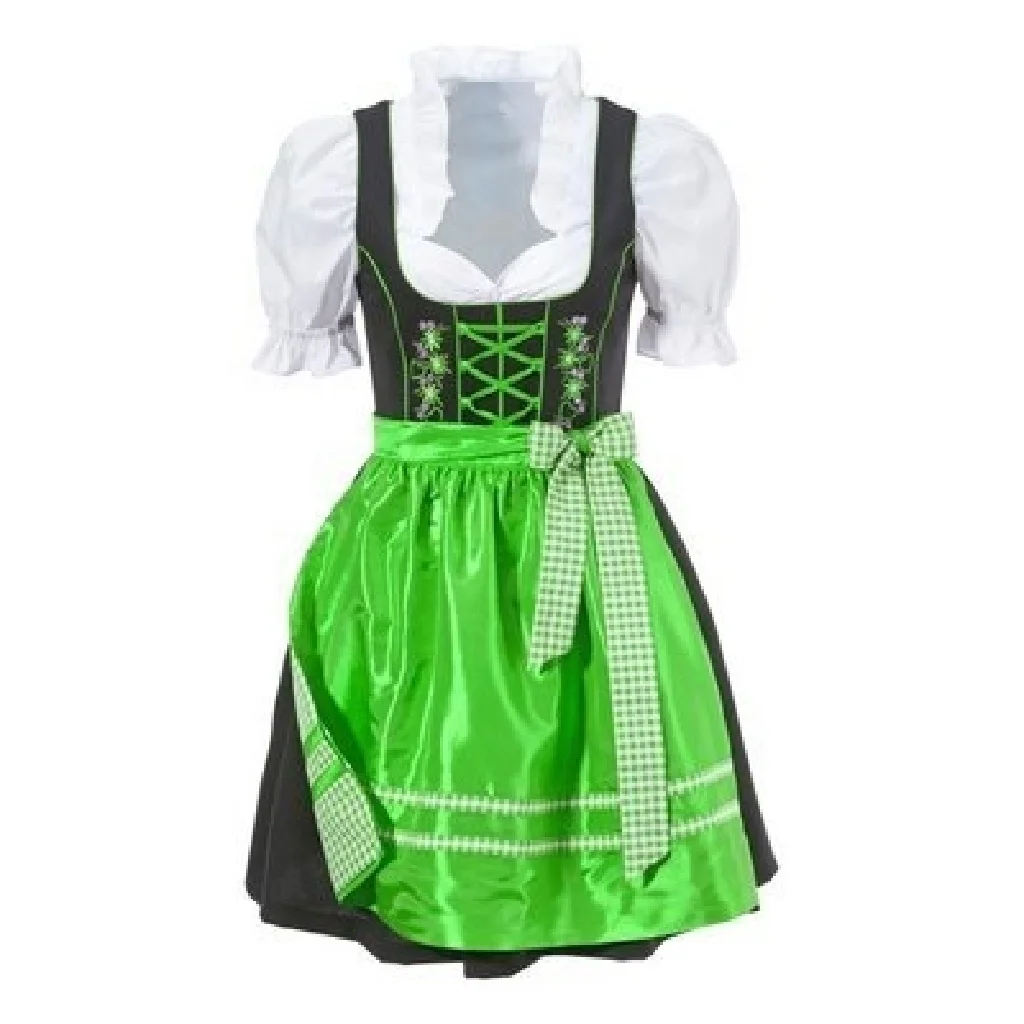 2021 Oktoberfest Traditional Woman Beautiful Trachtenmode Dirndl Dress German Bavaria Girls Mini Embroidery