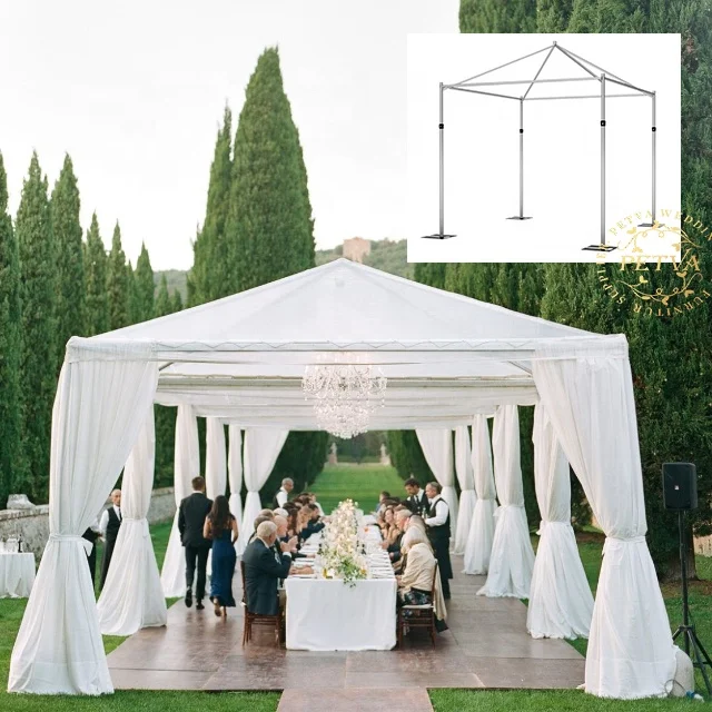 Wholesale Rectangular frame tents weddings pipe and drape backdrop stand kit perfect for Outdoor Events