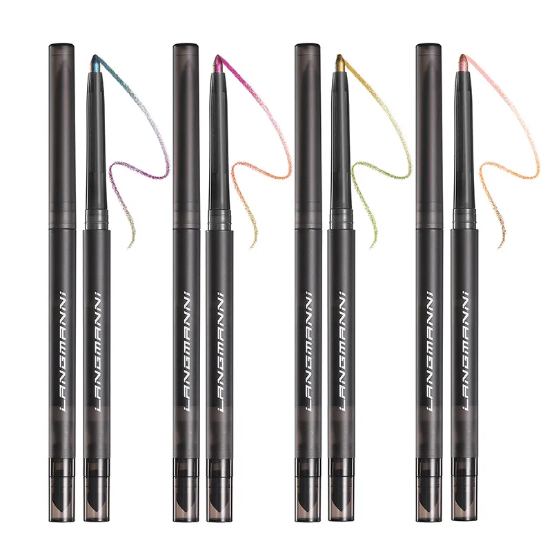 Private Label Holographic Colors Waterproof Eyeliner Pen Chameleon Pigment Eye Liner Eyeshadow For Makeup