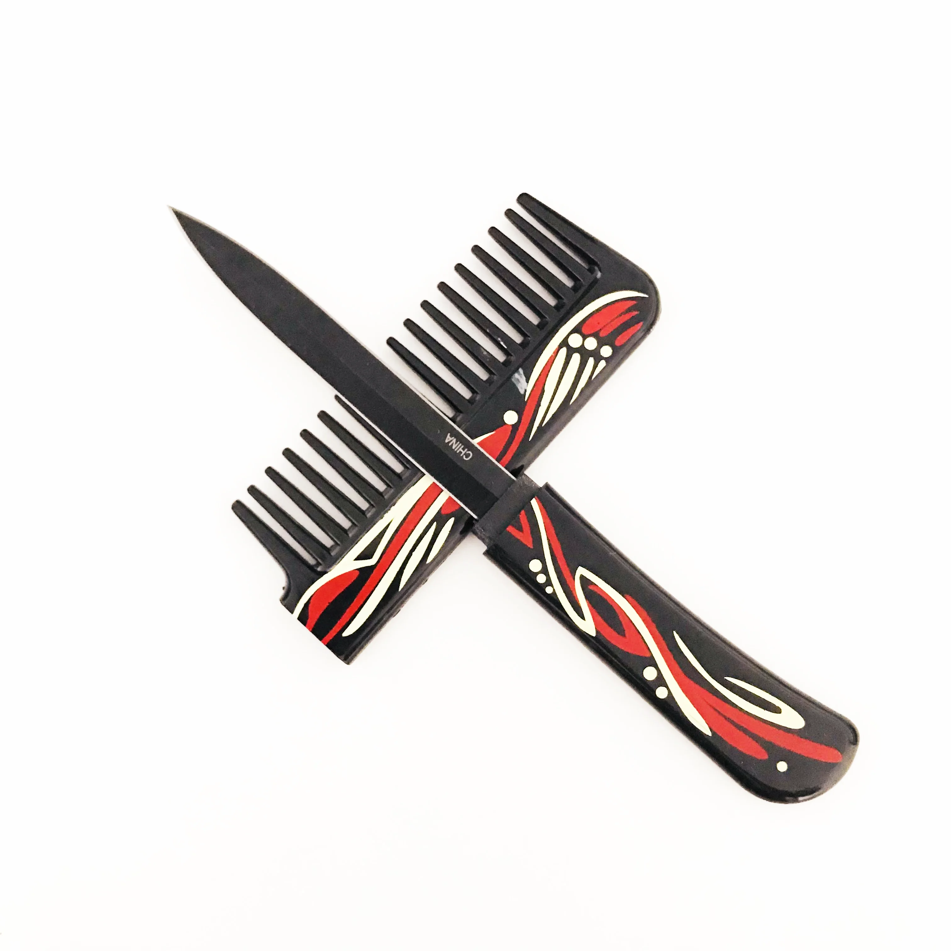 
Оптовая продажа, холодное лезвие из нержавеющей стали, мини подарок, боевые ножи с открытой надписью, тактический военный нож с фиксированным лезвием, расческа 