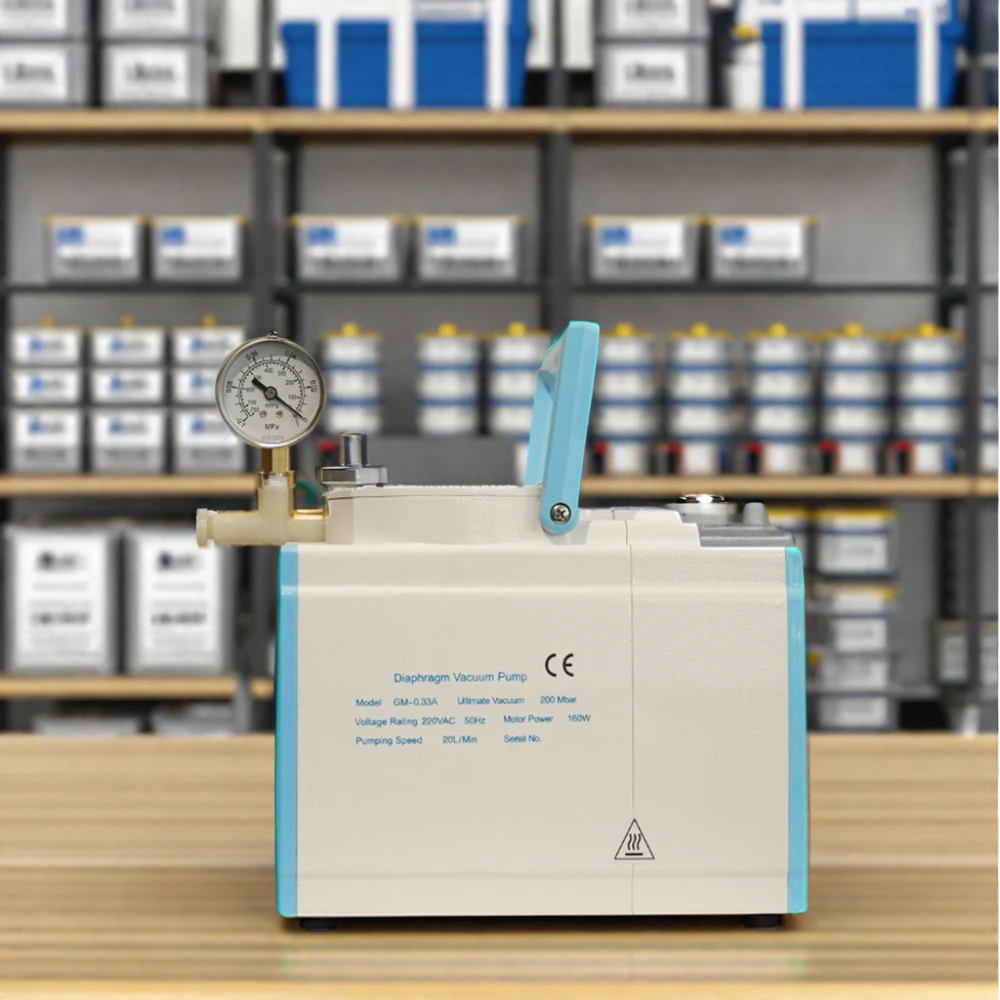 Mini Diaphragm Vacuum Pump GM-0.33A with 20L for Lab  Device