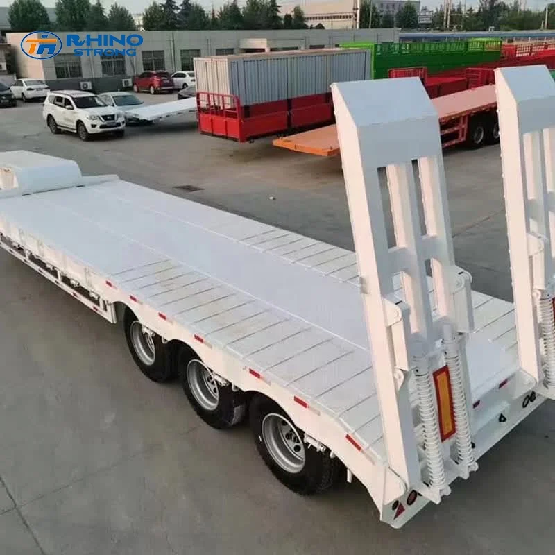 Грузовик и прицеп от производителя от 2 до 10 осей бортовой прицеп lowboy для продажи