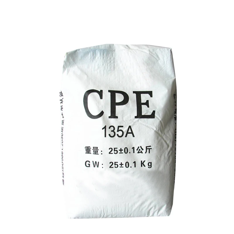 
High quality chemical auxiliary agent CPE 135A chlorinated polyethylene 