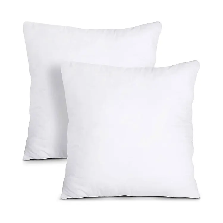 Indoor Decorative Pillows 16 x 16 inches Square Hypoallergenic Polyester Throw pillow insert