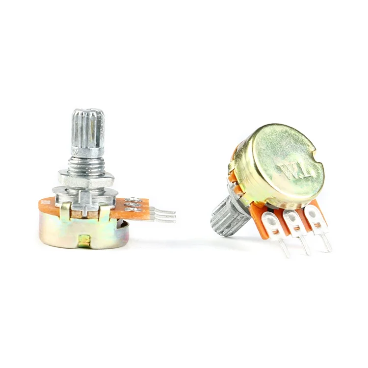 WH148 duplex Potentiometer B1K/2K/5K/10K/20K/50K/100K/500K/1M 6P handle length 15MM