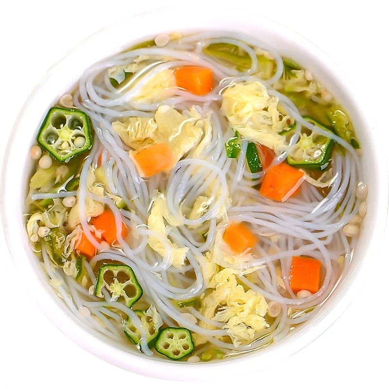 Вегетарианская еда суп быстрого приготовления низкокалорийный Конжак вермишель окура