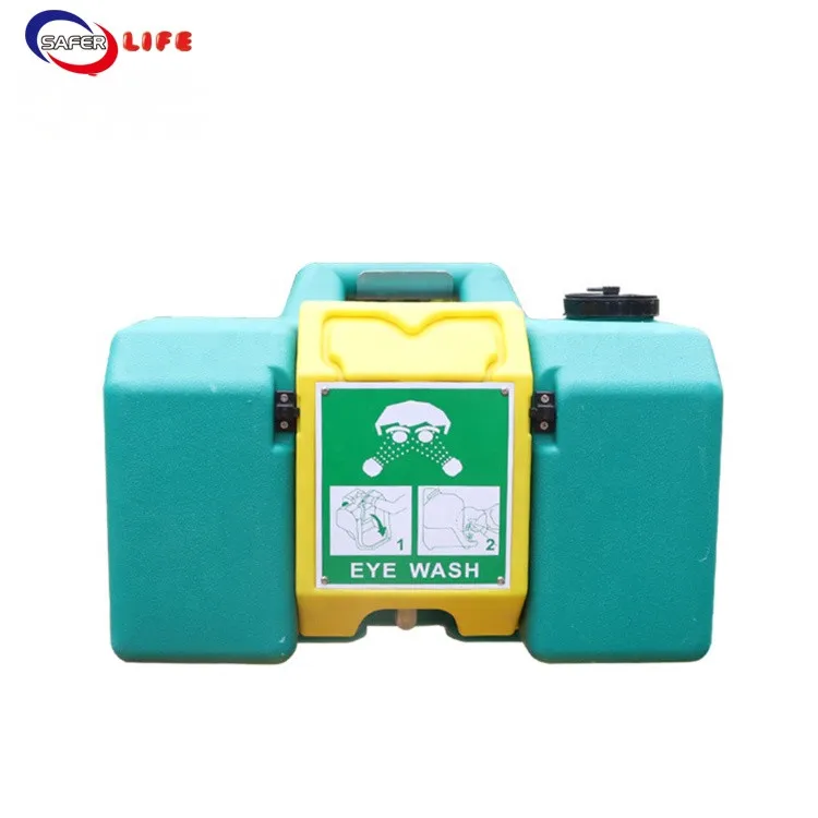 Портативная душевая станция для мытья глаз с завода, медицинское аварийное оборудование, первая помощь