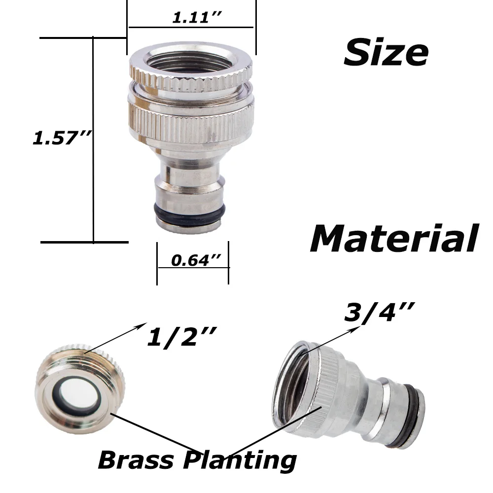 High Pressure Hydraulic Hoses Barb Copper and Fittings Metal Pipe Connectors Male Round Casting Press Female Adapter Copper YOD