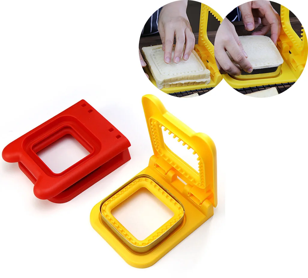 Изготовленная на заказ квадратная форма для сэндвичей из нержавеющей стали изготовитель «DIY» сэндвич-резак и герметик тостов