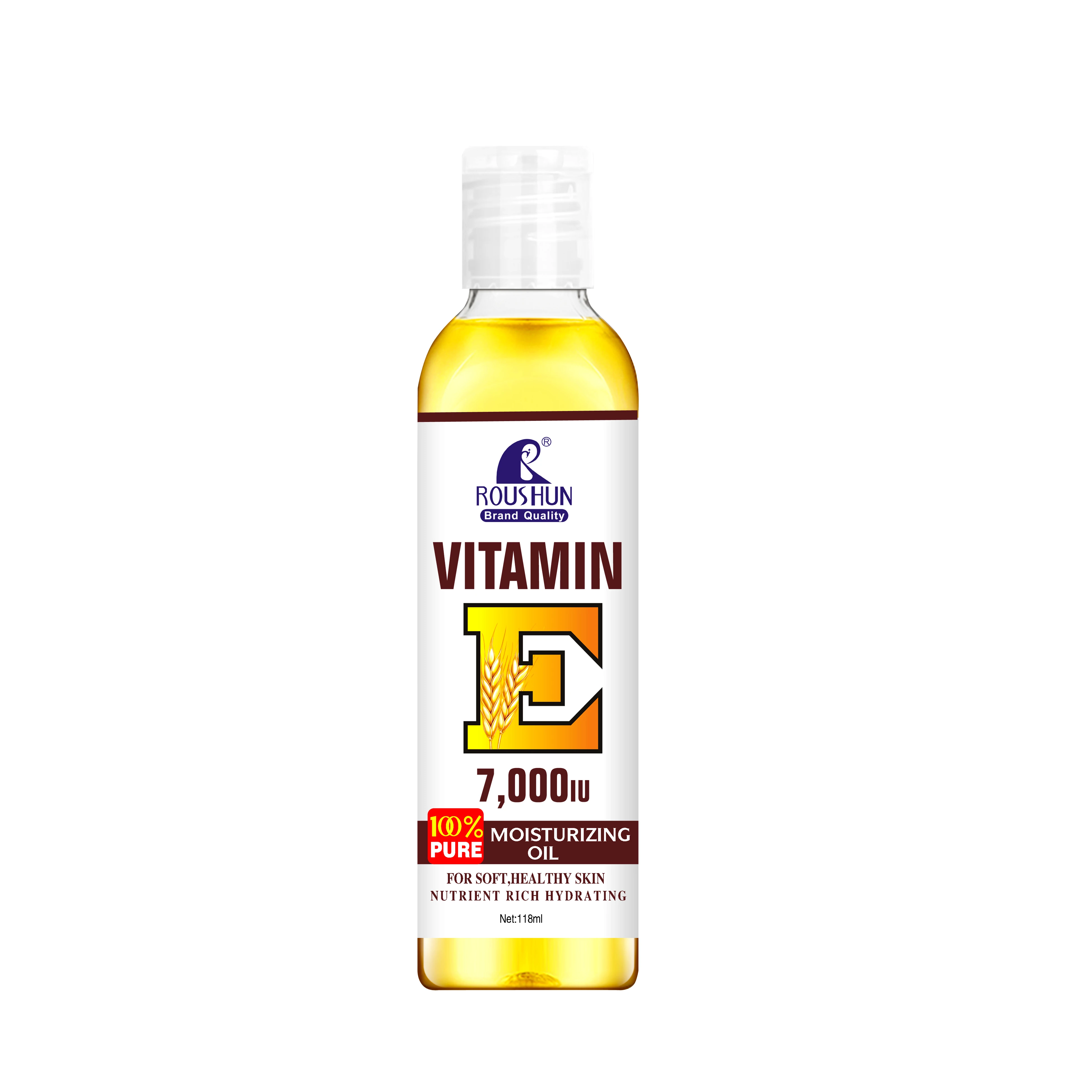 ROUSHUN Vitamin E Oil 100% pure Moisturizing Oil For  Soft,Healthy Skin Nutrient Rich Hydrating