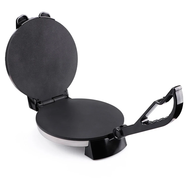 Commercial Electric Crepe Pizza Maker Double Heating Grill Pan For Hotel