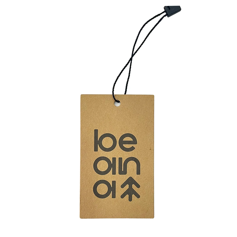 Factory Wholesale Luxury Custom Printing Mens Ladies White Paper Cardboard kraft paper Jeans Hang Tags