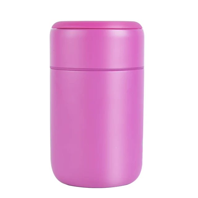 mini 500ml kids school double wall vacuum thermos insulated stainless steel food jar flask for food warning
