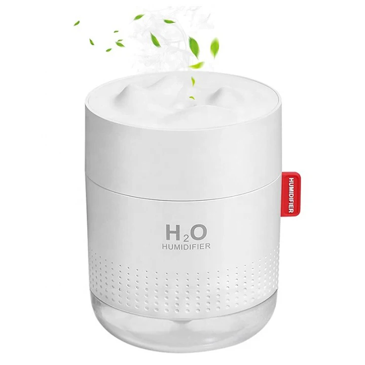 Портативный мини-увлажнитель воздуха H2o 500 мл USB-зарядка светодиодная подсветка ультразвуковой увлажнитель для спальни автомобиля