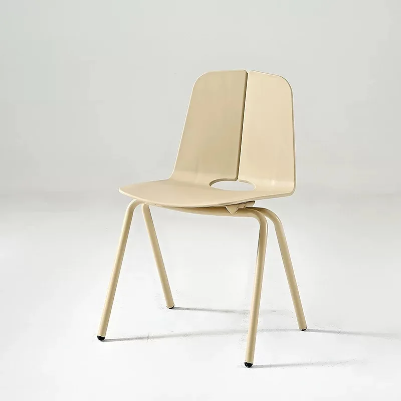 High Quality Restaurant  Furniture Colorful Plastic Chair Metal Legs Dining Chairs Black Folding French Wood Dining Room Chairs