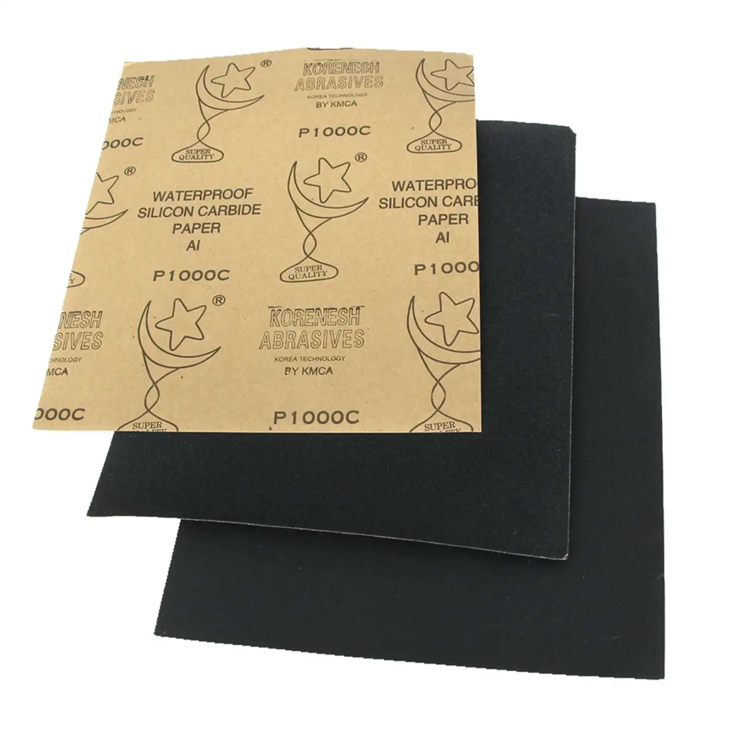 KEEMO korenesh abrasive sand emery paper korea waterproof kraft paper 150 2000 grit sandpaper manufacturers