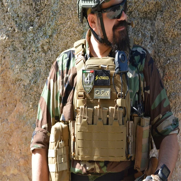 VOTAGOO Quick Release Series tactical plate carrier Equipment Camouflage Multicam Nylon Vest Combat Plate Carrier Tactical Vest