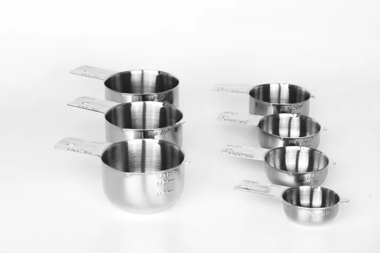 Набор мерных стаканчиков из нержавеющей стали Amazon 7 шт. 18/8