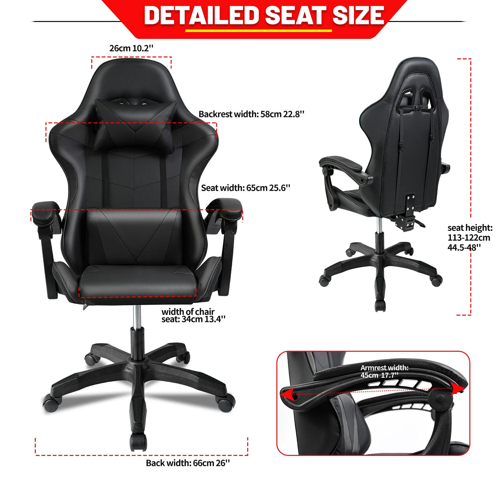 Wholesale  high quality ergonomic custom scorpion PC Gaming Chair