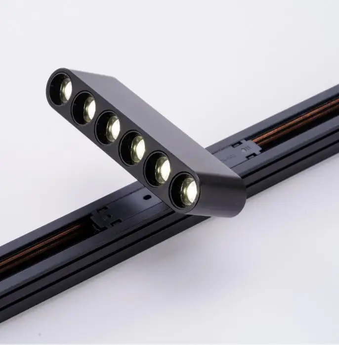 recessed led track lighting Magnetic Rail 9W 12W 24W 36W track light system ceiling recessed magnetic led bar track light