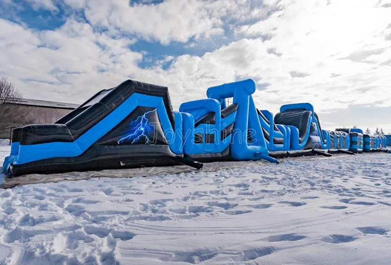 Indoor/outdoor Inflatable Energy Lighting Assault Obstacle Course Game inflatable courses Commercial