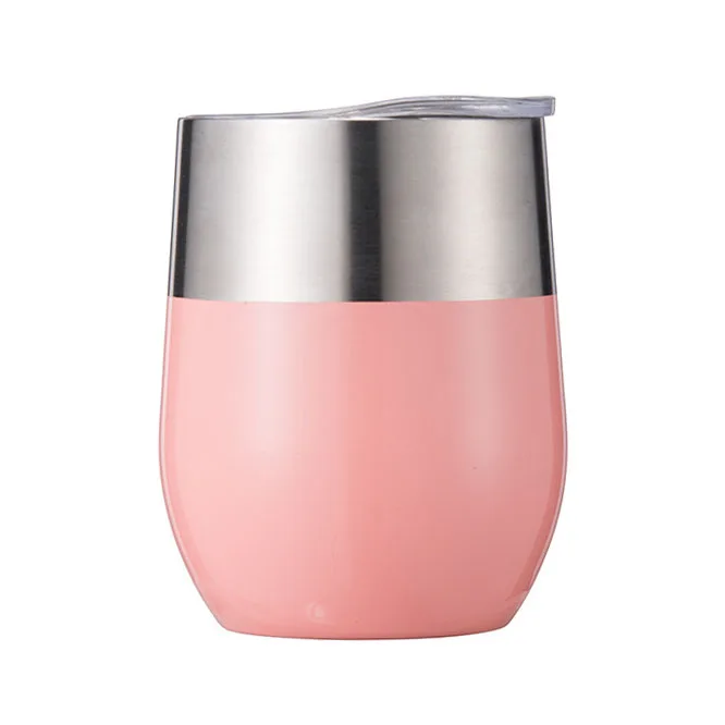 hot style Egg Shell Double Vacuum Pot Stainless Steel 12OZ Egg Cup