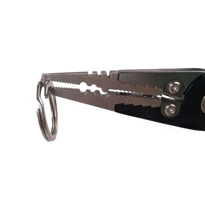 Anti-rust and anti-corrosion seawater fishing tackle accessories fish clip multifunctional aluminum fishing pliers