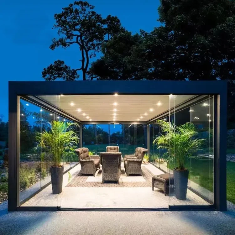 Wholesale Best Seller Wholesale Hot Sale aluminium pergola gazebo motorized louvered remote control pergola roof system