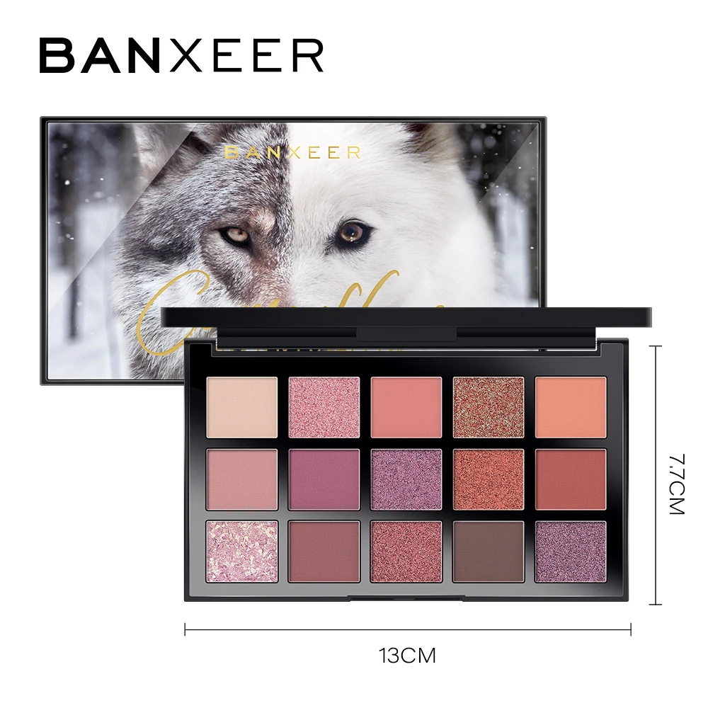 Hot Selling Super Quality Eyeshadow Wholesale 15 Colors Animal Eye Shadow Palette Customized sombras