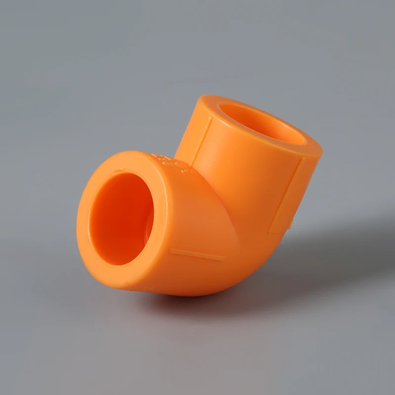 Orange Professional Factory Price Pipe Accessories for Water Hose Elbow PPR Fittings