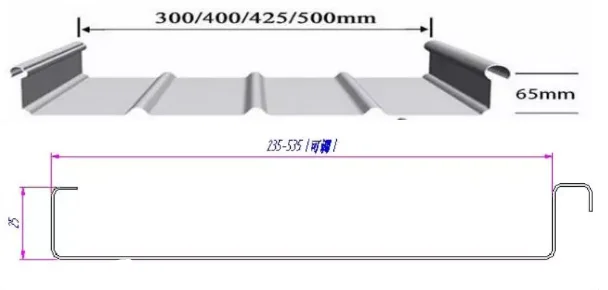 Standing seam roll forming machine metal roof making machine price in China