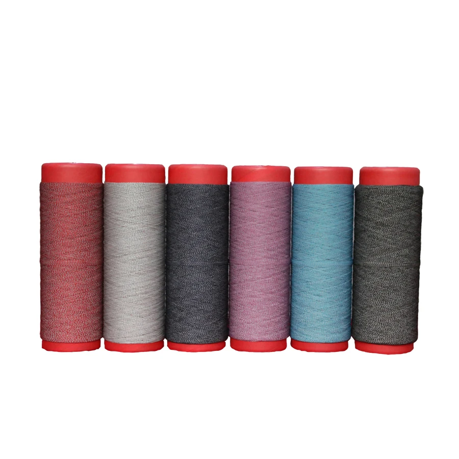 100% Polyester Double-Sided Retro Reflective Thread Knitting Yarn