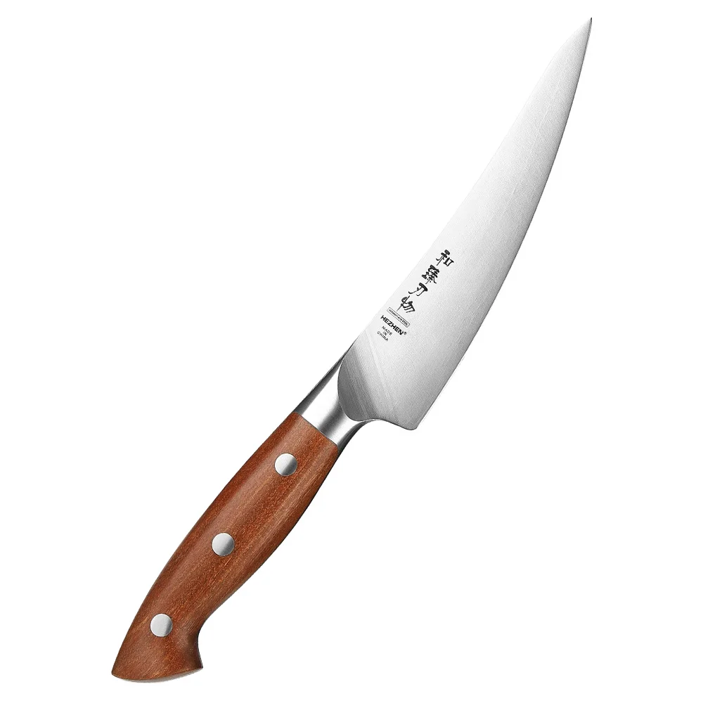 XINZUO New 6 inch German Steel Boning Knife Professional Kitchen Knives Red Wood Handle Manufacturer
