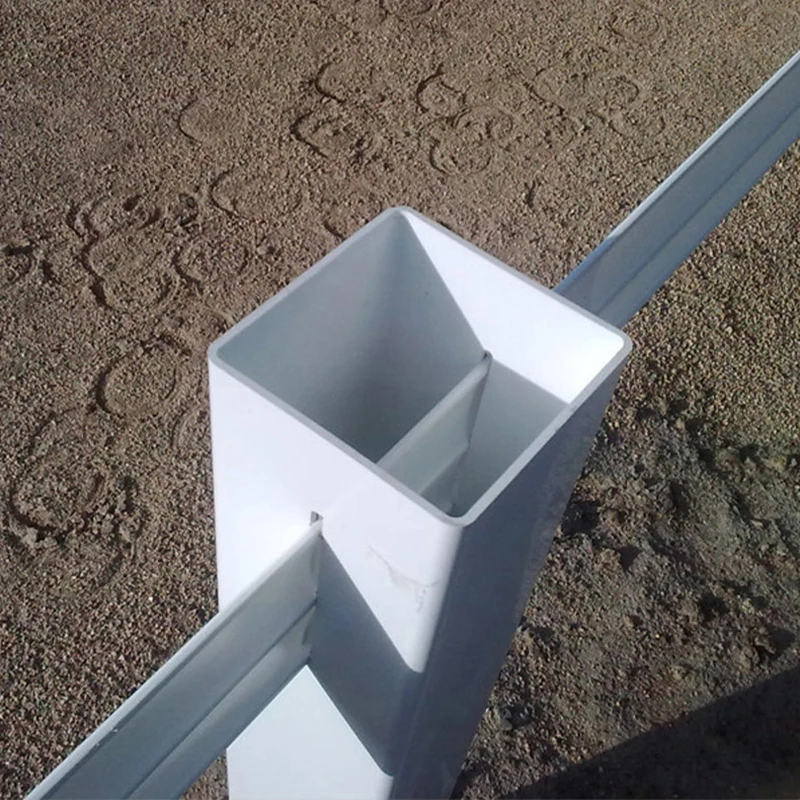 High Quality White 3 Rails Horse Fence PVC Plastic Horse Arena Fencing Composite Vinyl Horse Fences