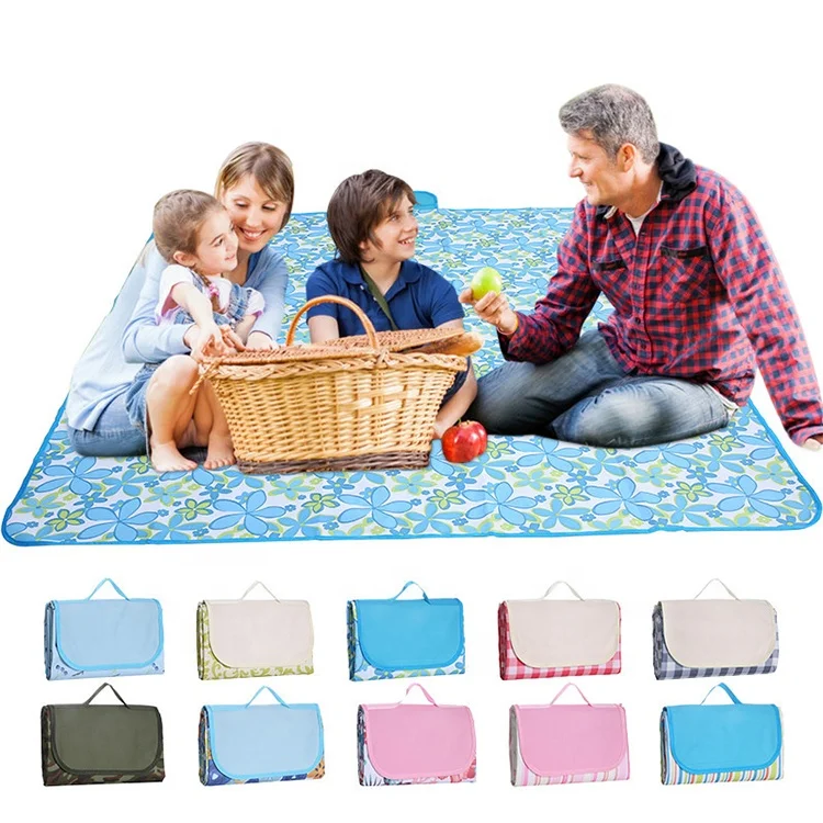 
Foldable Outdoor Blanket Park Blanket Beach Mat for Camping waterproof Picnic Mat 