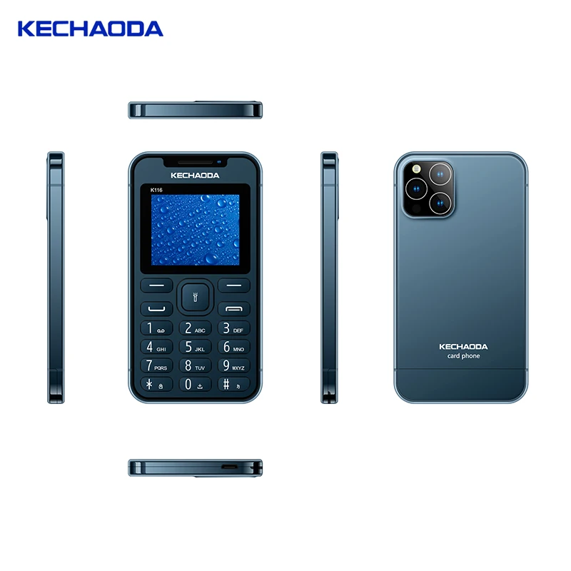 KECHAODA K116 оригинальные новые дешевые простые телефоны GSM глобальная версия