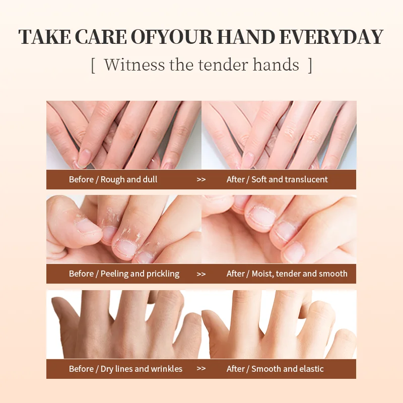 Vitamin C & Hyaluronic Acid Infused Hand Cream Lotion Whitening Moisturizing & Nourishing Ingredients