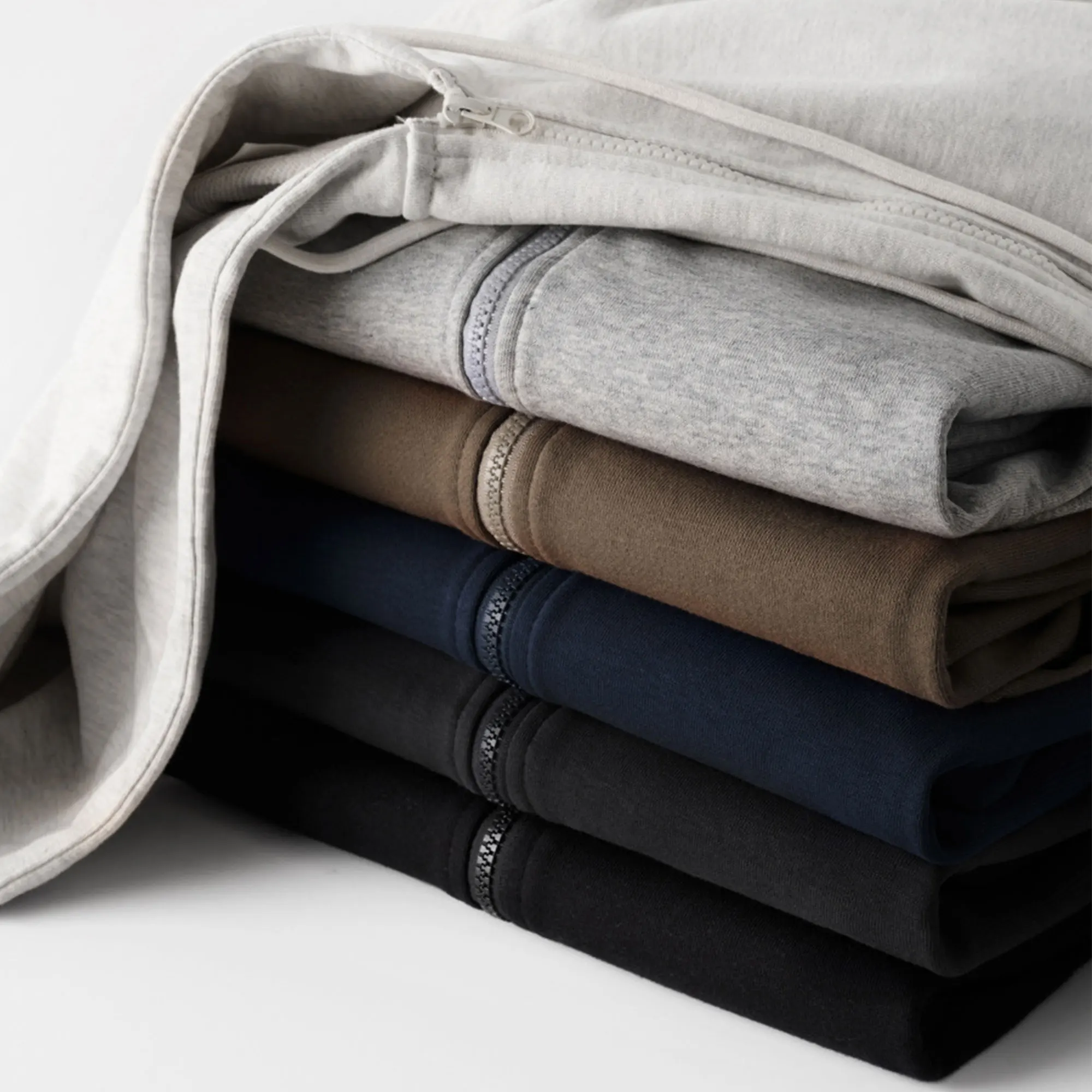 High Quality 320 400 Gsm Streetwear Manufacturer Cotton Mens Oversized Heavyweight Unisex Blank Hoodies Custom Zip Up Hoodie