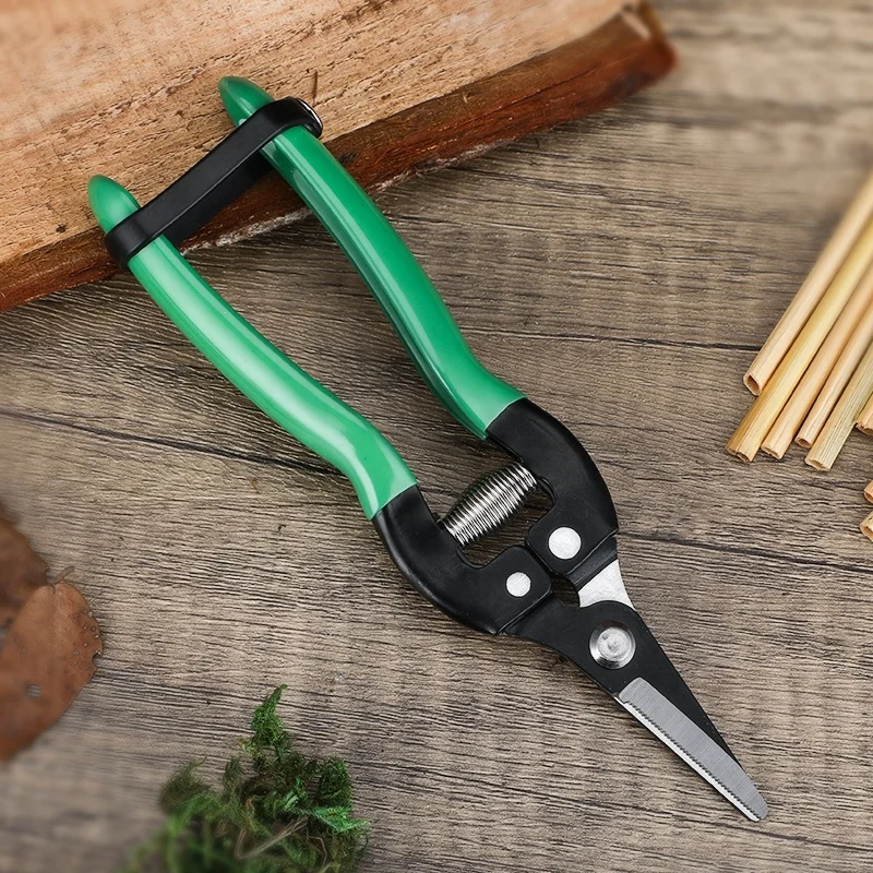 Stainless steel garden scissors garden steel scissors copper small garden scissors