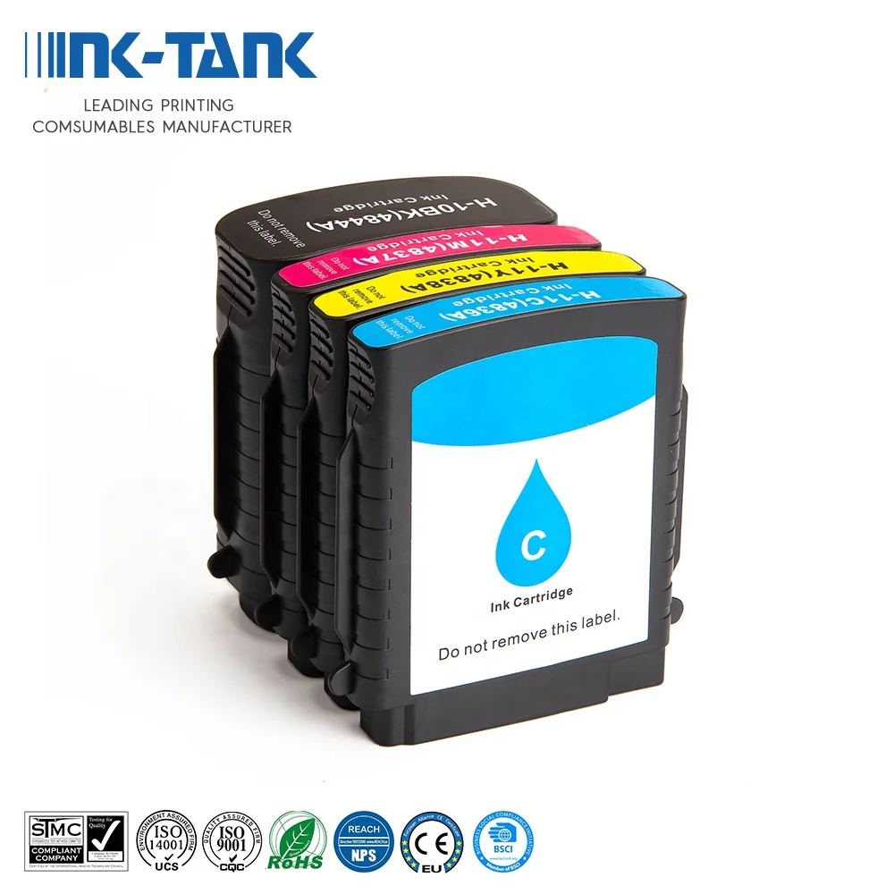 INK-TANK 10 11 18 For HP10 Premium Compatible Ink Cartridge Cartouche For HP11 For HP Business Inkjet 1000 1100 2600 Printer