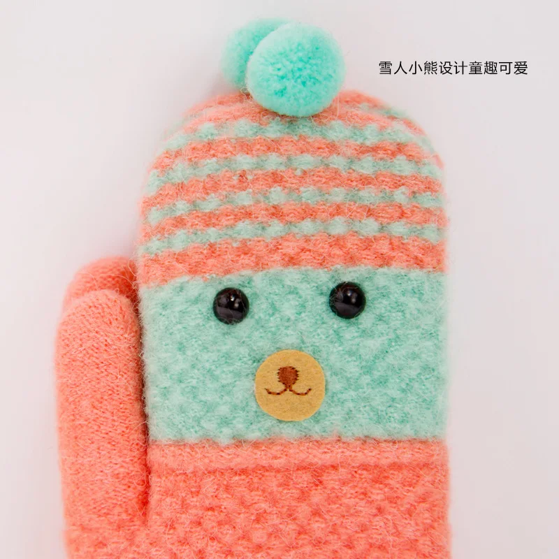 
Factory supply attractive price 2019 Hot Sale low moq kids Knitted glove 