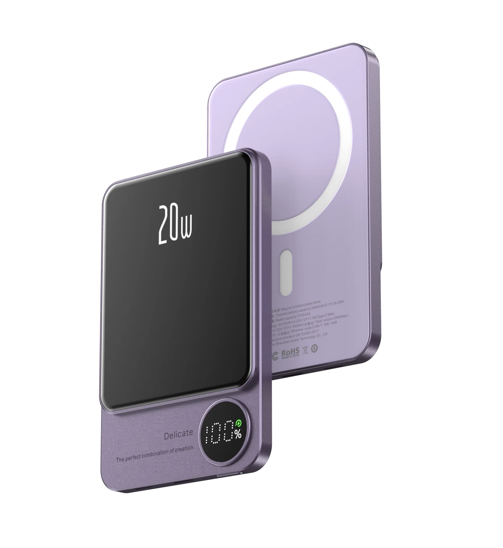 Best Seller Mini Portable Charger 5000mah Type C PD Powerbank Magnetic Wireless Charging Power Bank for iPhone 14 13 Magsafe