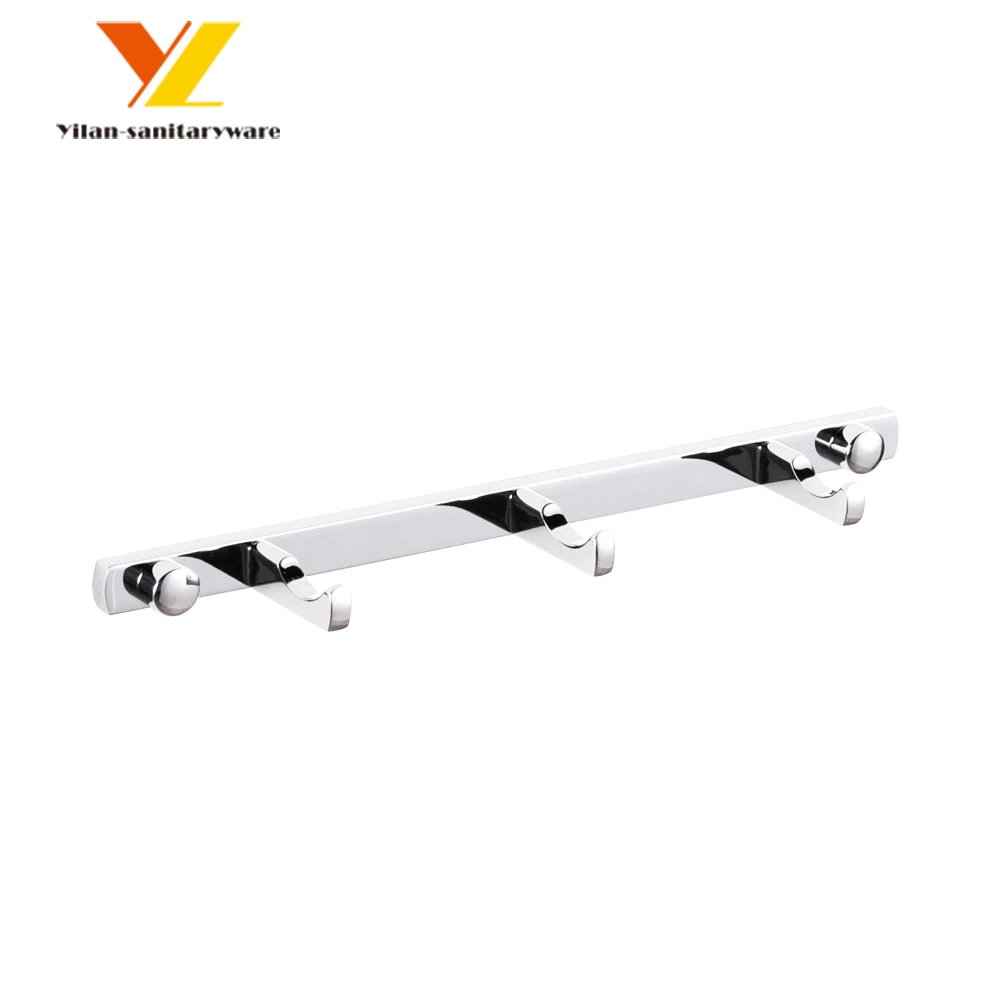 Coat Rack Wall Mounted Heavy Duty Metal Coat Hook Rail for Coat Hat Towel