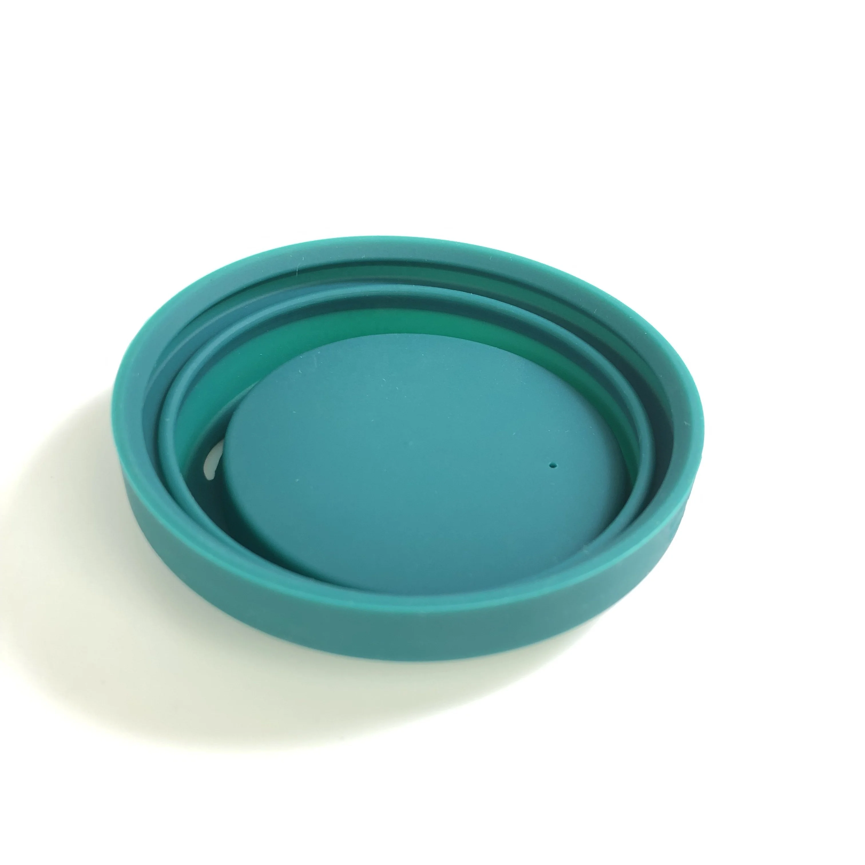 Ready to ship 8cm and 9cm moon shape silicon mug cup lid silicone coffee cup lid cup cover