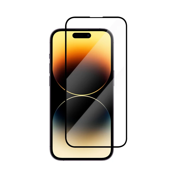 Простая установка автоматическая Адсорбция закаленное защитное стекло 3D 9H для iPhone 14 pro 6 1