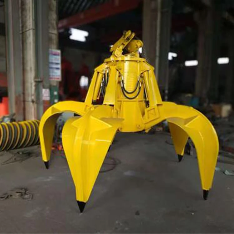 Steel Mill Iron Scrap Clamshell Grab Bucket