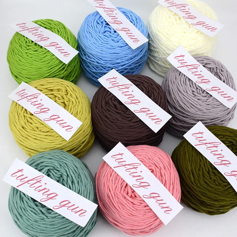 Factory supplier 19nm milk cotton yarn 100% acrylic 8 ply yarn with high quality  50G 100G 200G for hand knitting