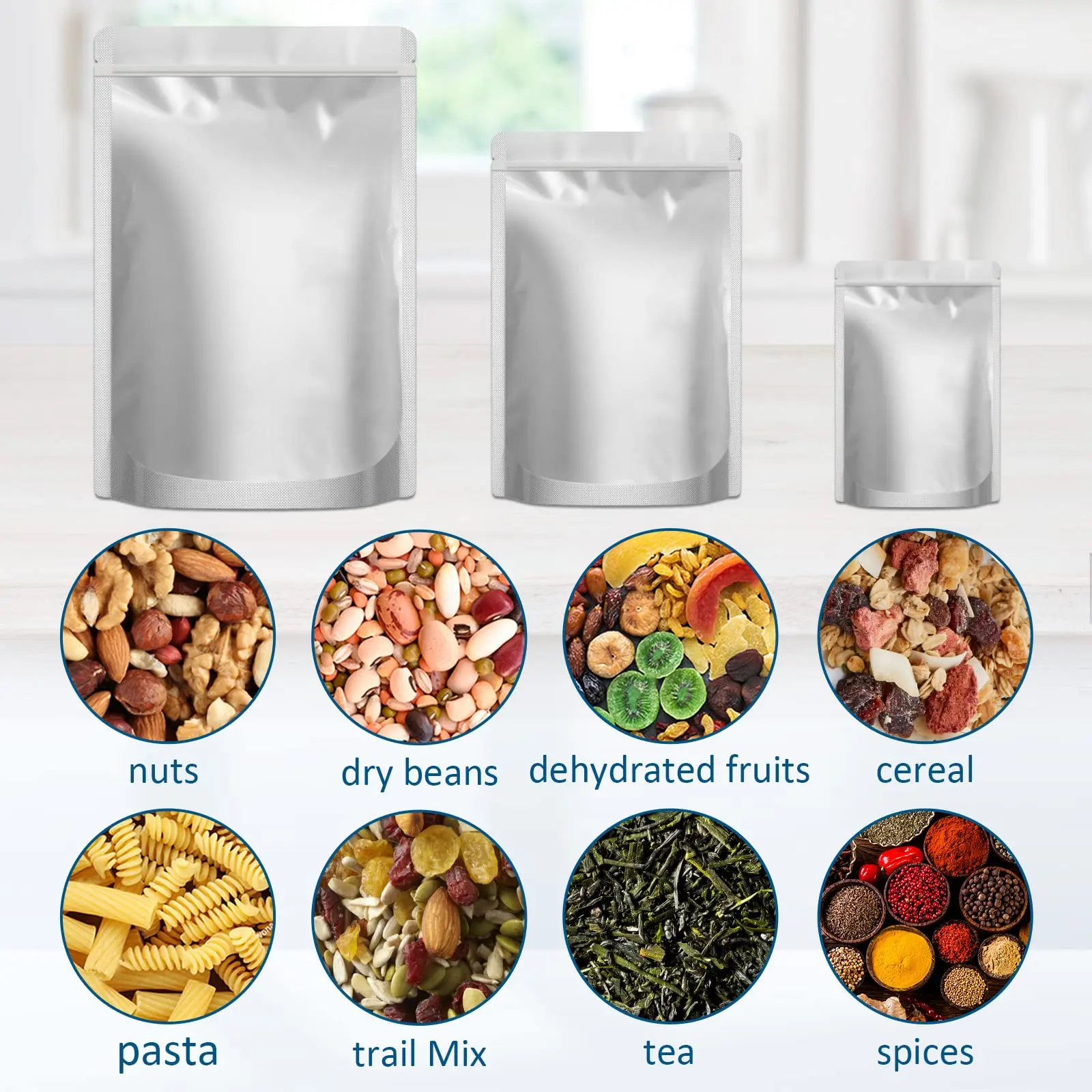 Custom vegetable seeds packaging spice mix plastic packaging mylar bags with custom printed